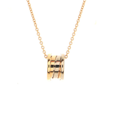 Bvlgari B.Zero1 Pendant Necklace 18K Tricolor Gold