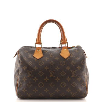 Louis Vuitton Speedy Handbag Monogram Canvas 25