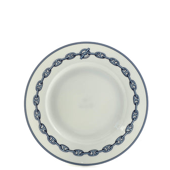 Hermes Chaine d'Ancre Dessert Plate Porcelain