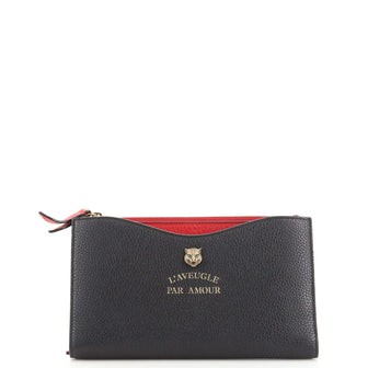 Gucci Animalier Travel Organizer Wallet Leather