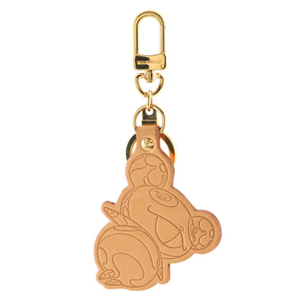 Louis Vuitton Panda Keychain Vachetta Leather
