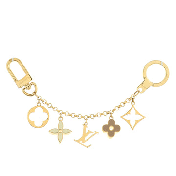 Louis Vuitton Fleur de Monogram Bag Charm and Key Holder Resin and Brass