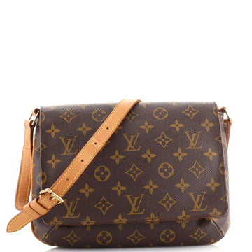 Louis Vuitton Musette Tango Handbag Monogram Canvas