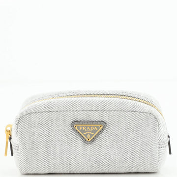 Prada Cosmetic Pouch Denim Small