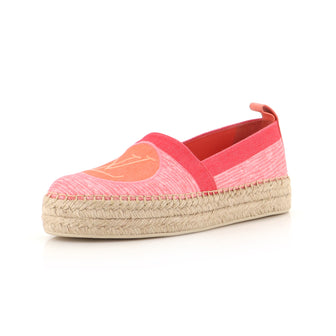 Louis Vuitton Women's Shore Postcard Espadrilles Embroidered Denim