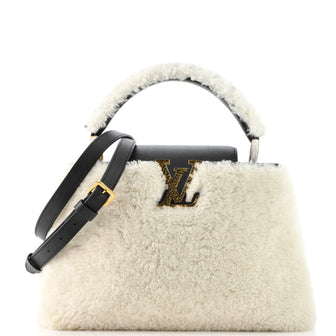 Louis Vuitton Capucines Bag Teddy Fleece PM