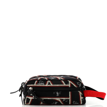 Christian Louboutin Blaster Toiletry Bag Printed Nylon