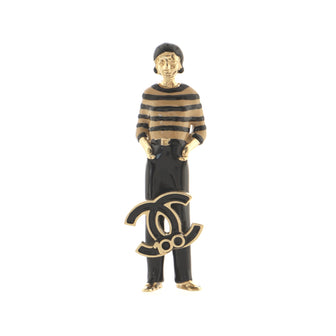 Chanel Coco Charm Brooch Enamel