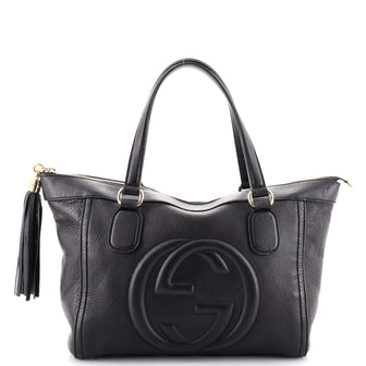 Gucci Soho Zip Tote Leather Small