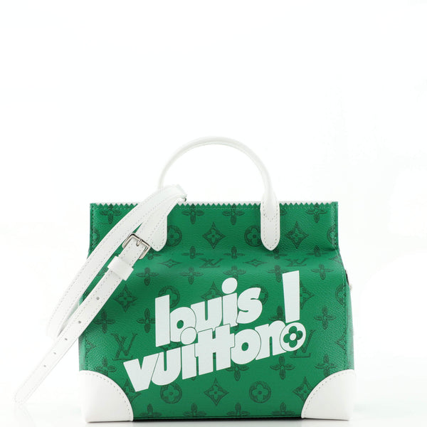 Louis Vuitton Litter Bag Everyday Signature Vintage Monogram Canvas Green  2075931