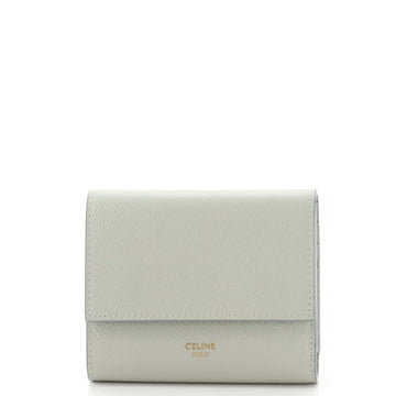 Celine Trifold Wallet Leather Compact