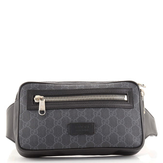 Gucci Soft Zip Belt Bag GG Coated Canvas Small