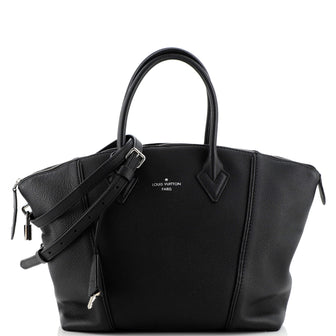 Louis Vuitton Soft Lockit Handbag Leather PM