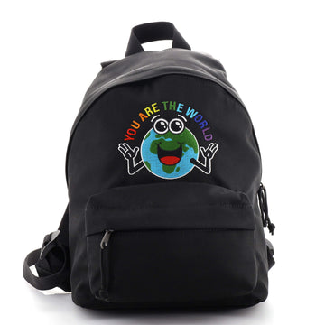 Balenciaga Explorer Backpack	 Embroidered Nylon Small