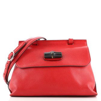 Gucci Bamboo Daily Top Handle Bag Leather Small