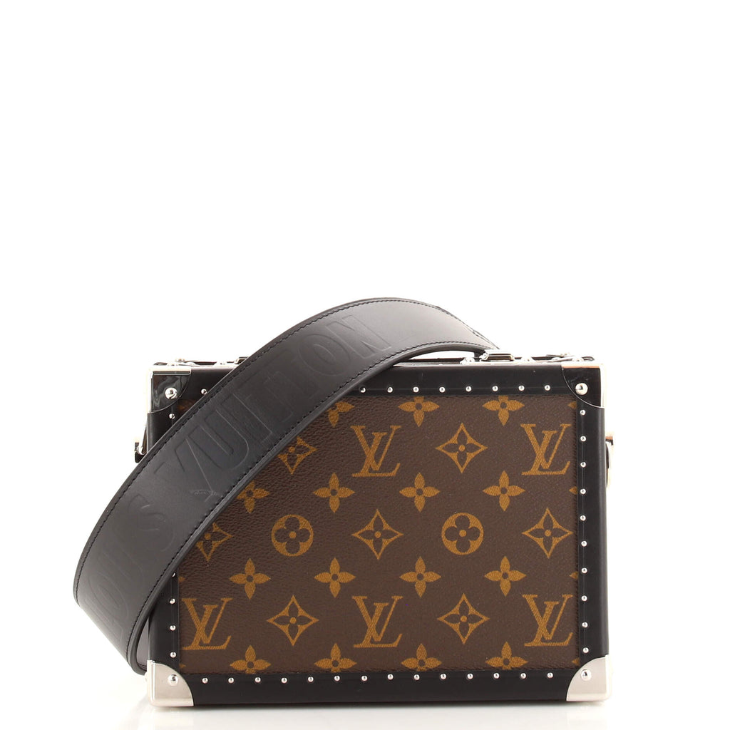 Louis Vuitton Clutch Box Bag Monogram Canvas Brown 154038291