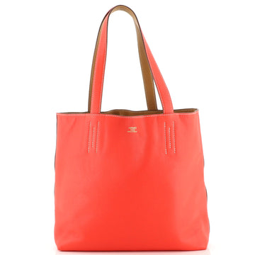 Hermes Double Sens Tote Veau Sikkim 36