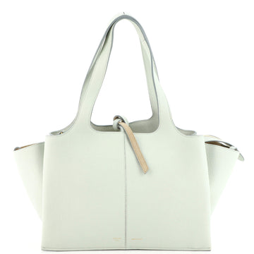 Celine Tri-Fold Shoulder Bag Grained Calfskin Small
