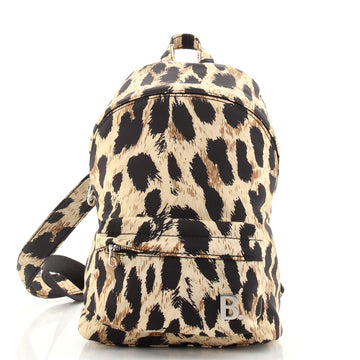 Balenciaga Soft Backpack Printed Nylon XXS
