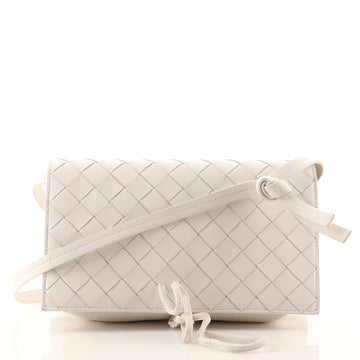 Bottega Veneta Tie Flap Crossbody Bag Intrecciato Nappa Mini