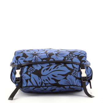 Prada Convertible Pocket Belt Bag Printed Tessuto Medium
