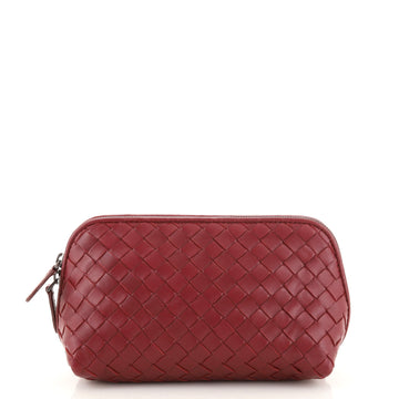 Bottega Veneta Zip Cosmetic Pouch Intrecciato Nappa Mini