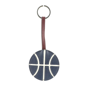 Hermes Basketball Key Ring Evercolor