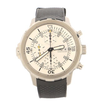 IWC Schaffhausen Aquatimer Chronograph Automatic Watch Stainless Steel and Rubber 44