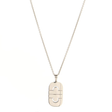 Bvlgari Parentesi Pendant Necklace 18K White Gold