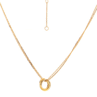 Cartier Baby Trinity Pendant Necklace 18K Tricolor Gold