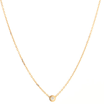 Cartier Diamants Legers Pendant Necklace 18K Rose Gold with Diamond XS