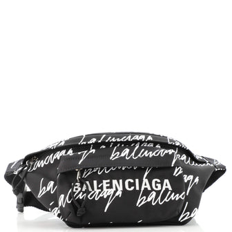 Balenciaga Wheel Belt Bag Printed Nylon Small