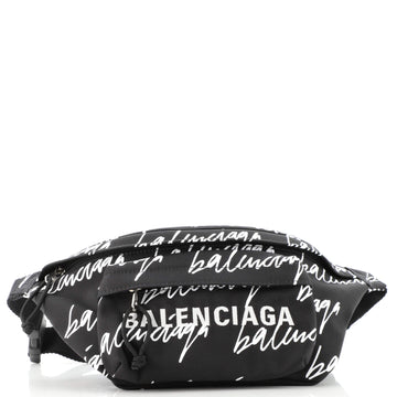 Balenciaga Wheel Belt Bag Printed Nylon Small