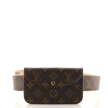 Louis Vuitton Ceinture Pochette Solo Belt Bag Monogram Canvas