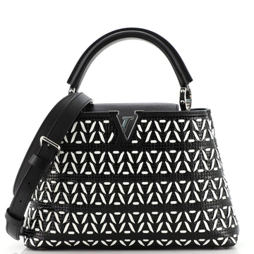 Louis Vuitton Capucines Bag Woven Leather BB