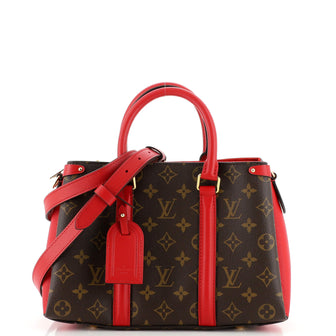 Louis Vuitton Soufflot Tote Monogram Canvas with Leather BB