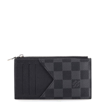 Louis Vuitton Coin Card Holder Damier Graphite