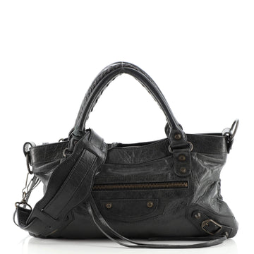Balenciaga First Classic Studs Bag Leather