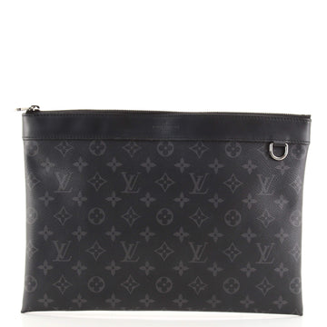 Louis Vuitton Discovery Pochette Monogram Eclipse Canvas GM
