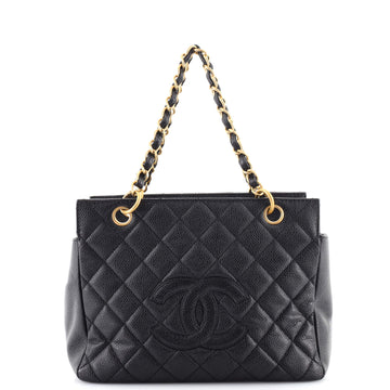 Chanel Petite Timeless Tote Quilted Caviar