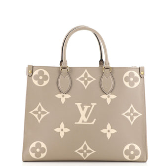 Louis Vuitton OnTheGo Tote Bicolor Monogram Empreinte Giant MM