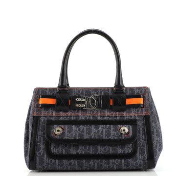 Christian Dior Flight Tote Diorissimo Denim Medium