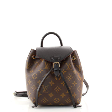 Louis Vuitton Montsouris Backpack NM Monogram Canvas with Leather BB