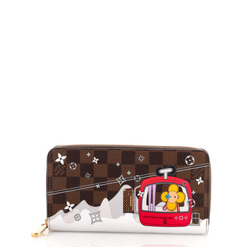 Louis Vuitton Zippy Wallet Limited Edition Vivienne Xmas Damier