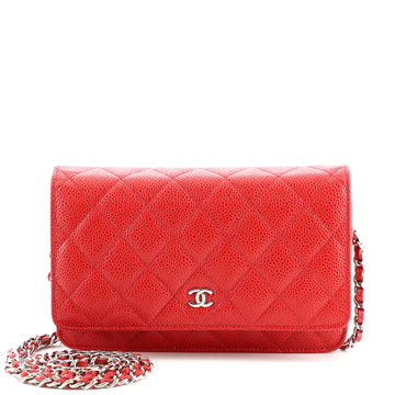 Chanel Wallet on Chain Quilted Caviar
