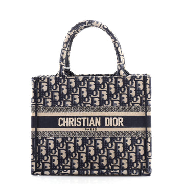 Christian Dior Book Tote Oblique Canvas Small