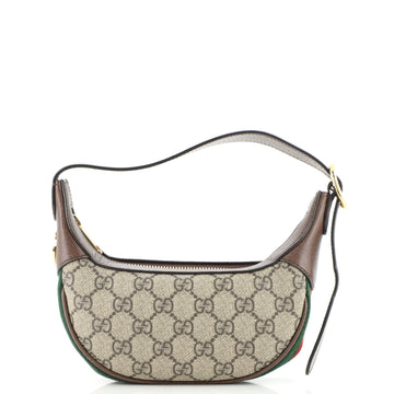 Gucci Ophidia Zip Hobo GG Coated Canvas Mini