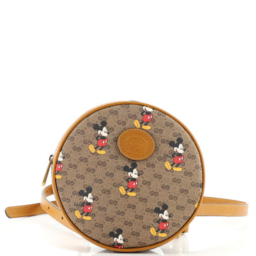 Gucci Disney Mickey Mouse Round Backpack Printed Mini GG Coated Canvas Mini