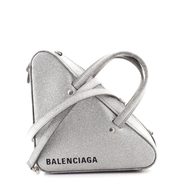Balenciaga Triangle Duffle Bag Glitter XS
