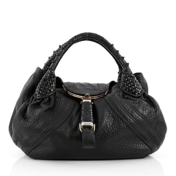 Fendi Spy Bag Leather Black